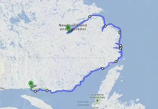Ferries around Labrador