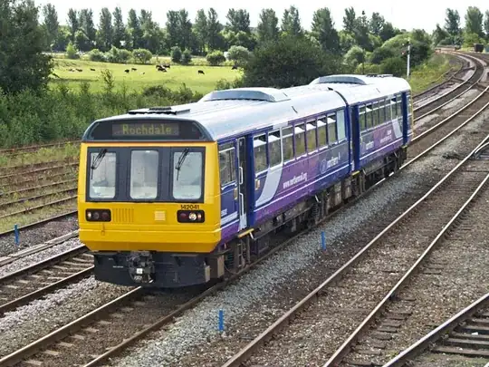 small UK train