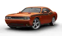 look mate, the orange car goes much faster!