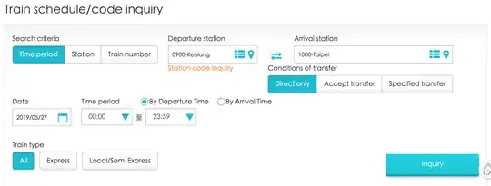 Using the new train schedule/code inquiry page. For the OP's journey, one should put in 0900-Keelung for the departure Station, 1000-Taipei as the arrival station, and specify the date and time accordingly.