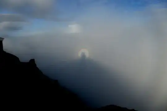 Brocken Spectre at Rocciamelone