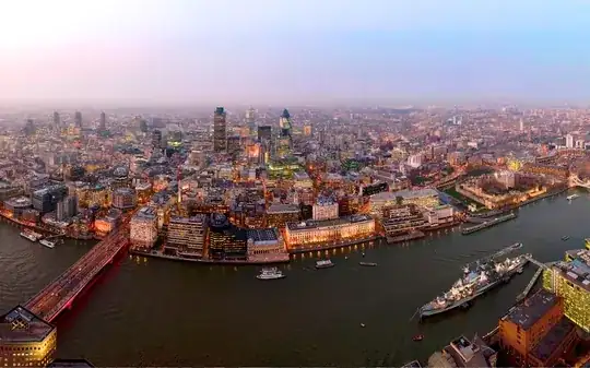 View from the top of the Shard