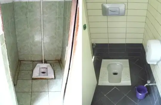 squat toilets