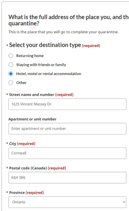 quarantine plan, motel address