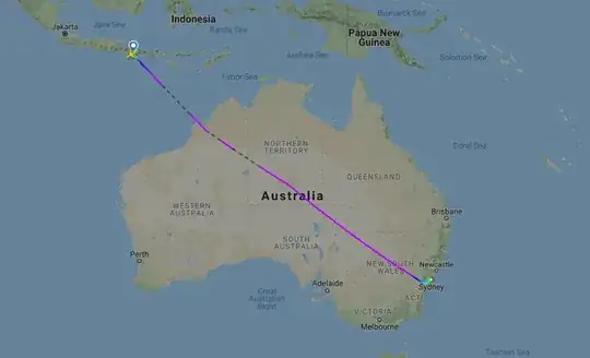 Flight map