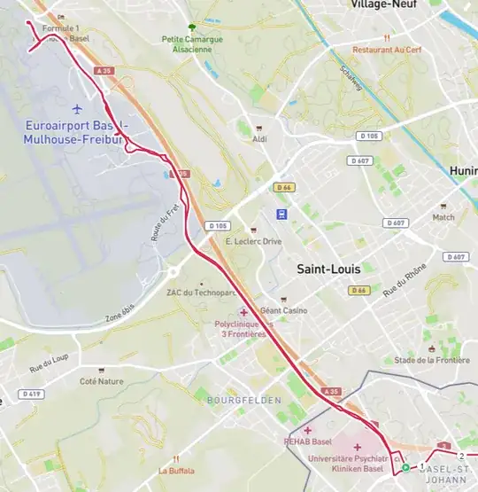 Cycling near the Basel Euroairport