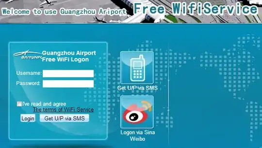 Guangzhou airport Wi-Fi screenshot 1