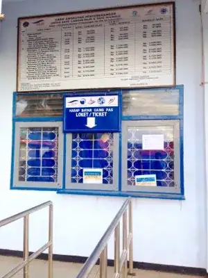 price list for the ferry from Sape to Labuan Bajo
