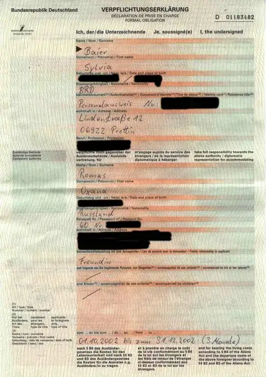 Declaration of commitment