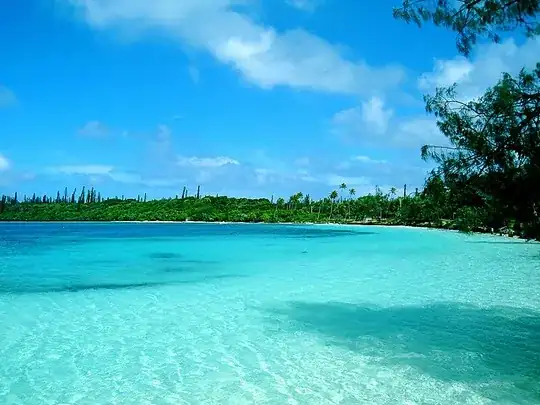 Île des pins - Baie de Kanumera, by MickaelT from www.flickr.com/photos/mickaeltr/3445895909/