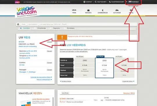 Europe Train Booking Site