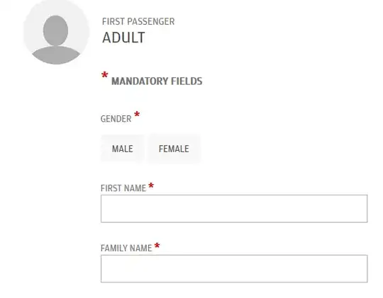 Finnair’s passenger information fields