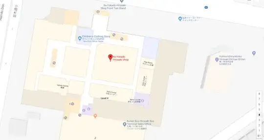 Example of Google Map floor plan