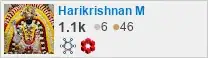 profile for Harikrishnan M on Stack Exchange, a network of free, community-driven Q&A sites