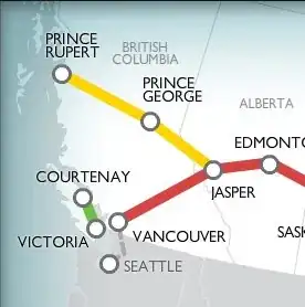 Via BC map