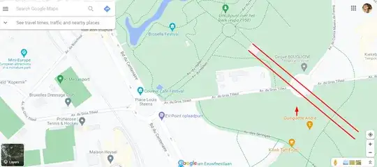 Google Maps - Park de Laeken, Brussels