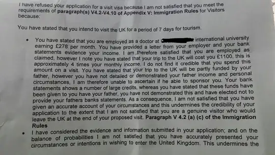 image of the refusal