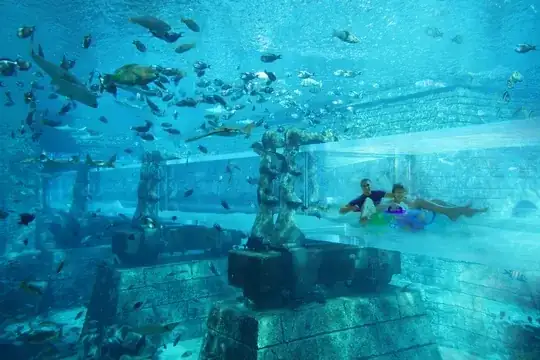 underwater slide from uniqhotels.com