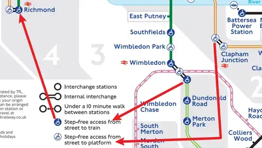 A map with the symbol