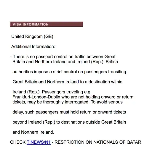 Warning for Transit