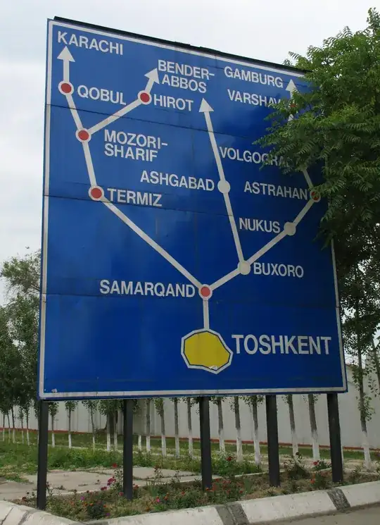 Tashkent to Hamburg