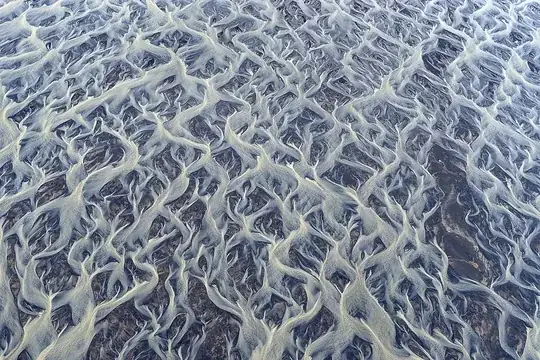 Volcanic river