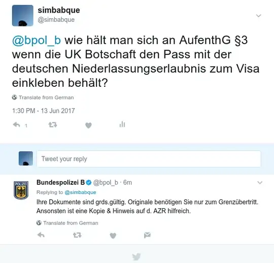 answer of federal police on twitter