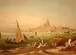 "The sacred town and temples of Dwarka" 1826