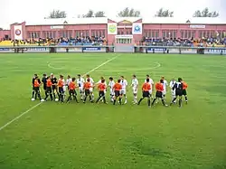 Okzhetpes Stadium is an outdoor stadium that is home to the FC Okzhetpes, 2005.