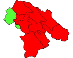 Location of Bahmai County in&nbsp;Kohgiluyeh and Boyer-Ahmad&nbsp;province