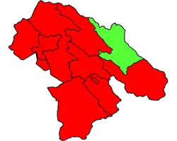 Location of Dana County in&nbsp;Kohgiluyeh and Boyer-Ahmad&nbsp;province