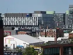 The West Don Lands during the 2015 Pan American Games