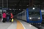 DF11G 0031&0032 with Z4021 enters into Suzhou Station.