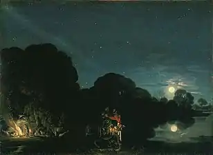 Adam Elsheimer, The Flight into Egypt, c. 1609