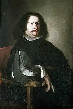 Portrait of Agustín Moreto, (c.1648-53), 102 x 69&nbsp;cm, Museum of Lázaro Galdiano. The subject and the authorship are controversial.