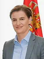 Ana BrnabićPrime Minister of Serbia(2017–present)