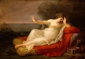 Ariadne Abandoned by Theseus (1774), oil on canvas, 63.8 x 90.9&nbsp;cm., Museum of Fine Arts, Houston