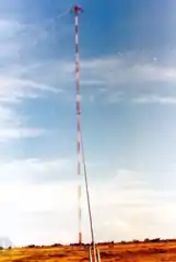 Omega Station&nbsp;E 428&nbsp;meter antenna at Chabrier, Réunion island.