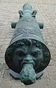 Bacchus head of a 24-pounder. Caliber 151&nbsp;mm.