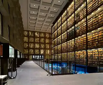 Beinecke Library InteriorYale University, New Haven, CT 1963