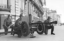 A 2.5&nbsp;cm Panzerabwehrkanone 113(f) in German service in Northern France.