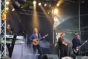 Fejd performing at the 2013 Burgfolk Festival at Broich Castle, Germany.