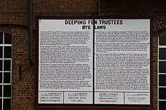 Bylaws posted on the old pump station