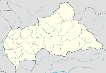 Bouar is located in Central African Republic