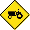 PO-3Watch for farm vehicles crossing