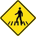 PO-8Pedestrian crossing ahead