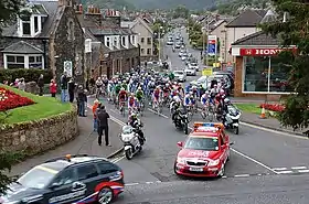 The race departing from Peebles