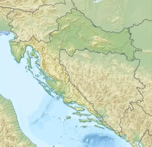 Krbava is located in Croatia