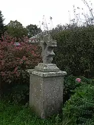 Village cross at Jau