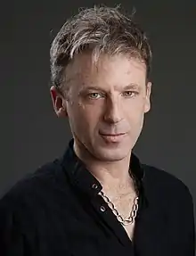 Daniel Landau looking at camera